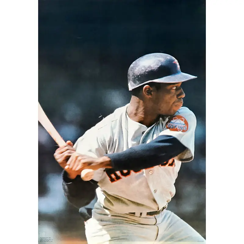 Jim Wynn Houston Astros MLB Vintage Original Poster - Renselaar/SI 1968