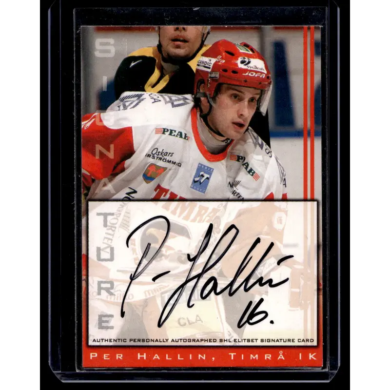 2002-03 SHL Signatures - Per Hallin