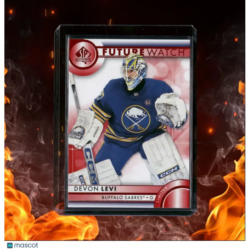 2023-24 SP Authentic Devon Levi Future Watch Limited Red Rookie #103