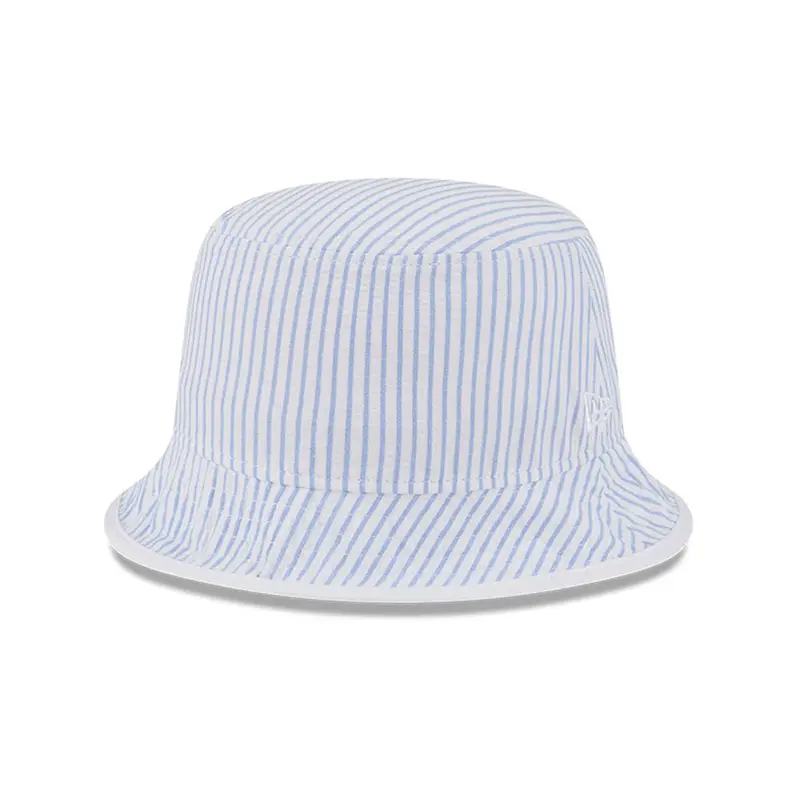New Era Pinstripe Pastel Blue Bucket Hat