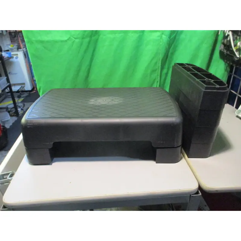 Used Mini Aerobic Step W/ 6 Risers