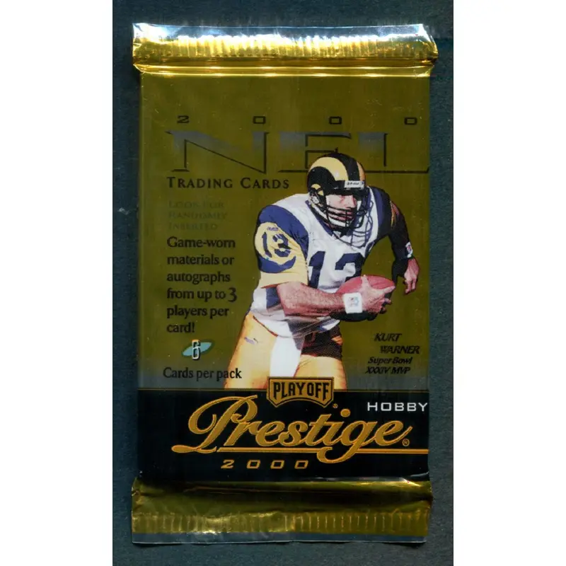 2000 Playoff Prestige Football Unopened Pack (Hobby)