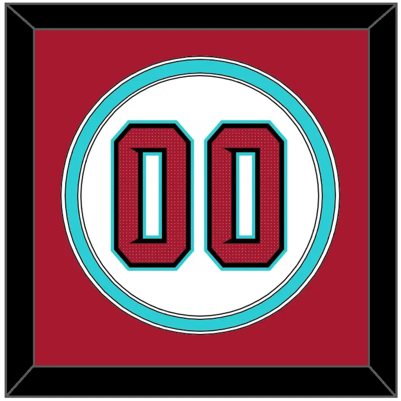 Arizona Number - Home White - Double Mat 4