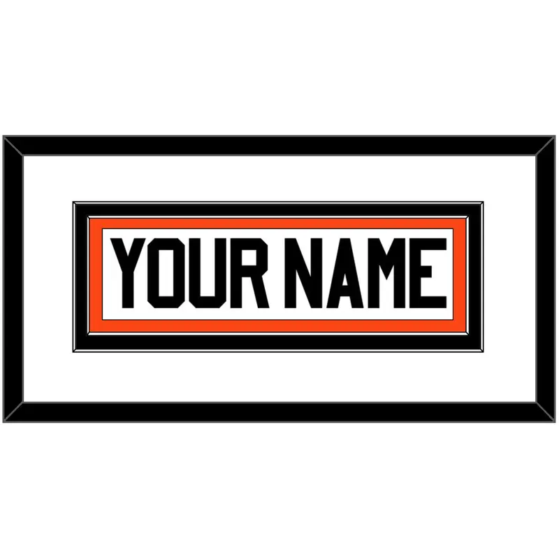Philadelphia Nameplate - Home White (1983-2007) - Double Mat 1