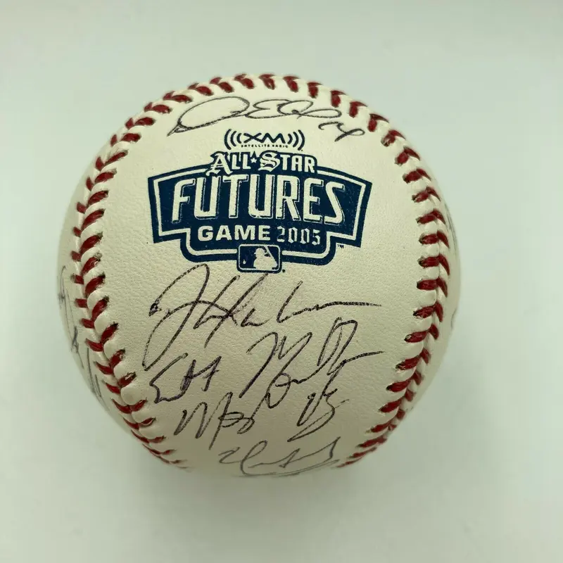 2005 All Star Game Team World Signed Baseball Jose Bautista MLB Authenticated