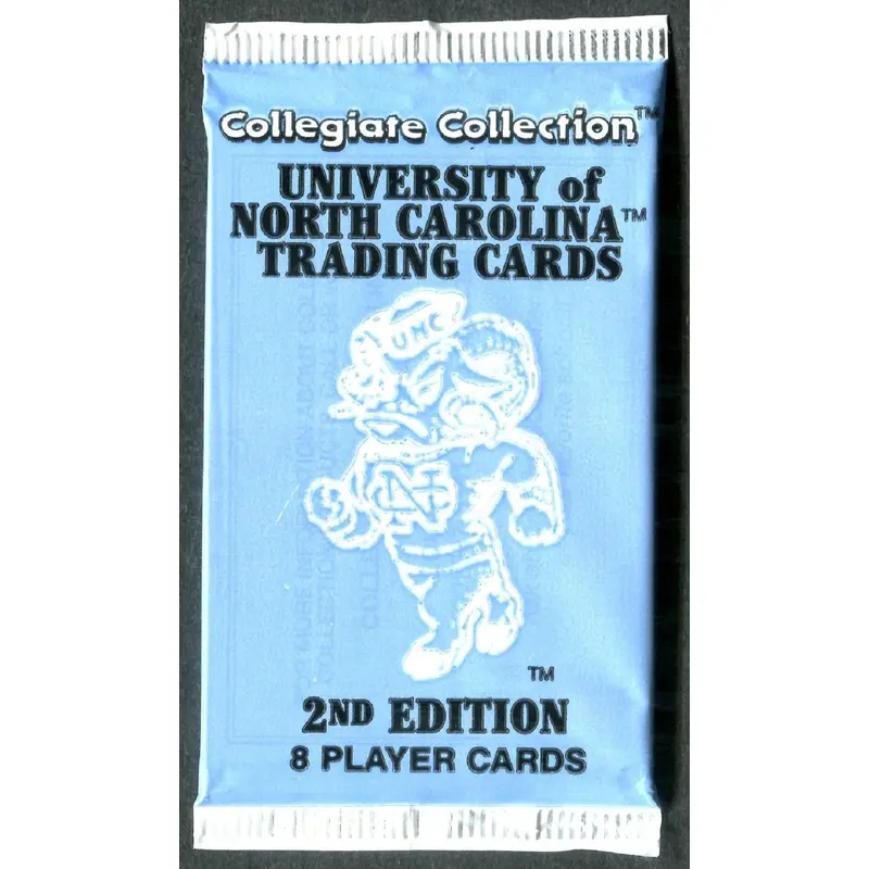 1990 Collegiate Collection North Carolina Basketball Second Edition Pack (8)