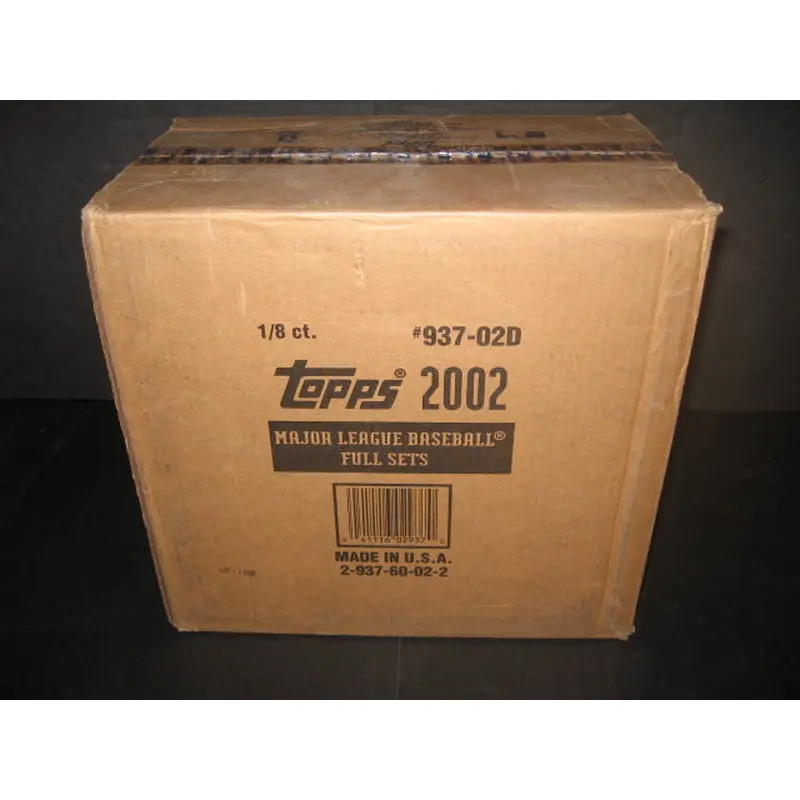 2002 Topps Baseball Factory Set Case (Retail) (8 Sets)
