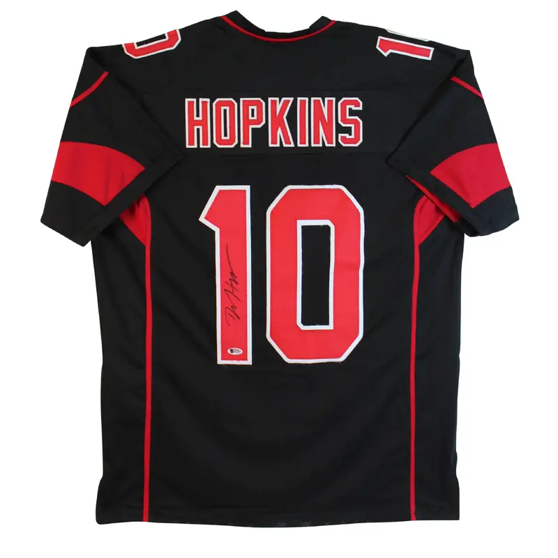 DeAndre Hopkins Authentic Signed Black Pro Style Jersey Autographed BAS Witness