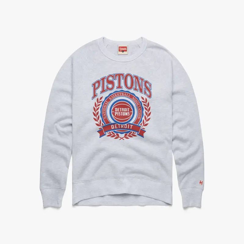 Detroit Pistons Crest Crewneck