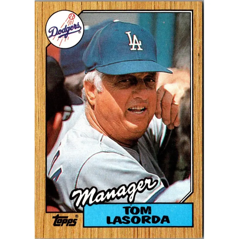 1987 Topps Tommy Lasorda #493