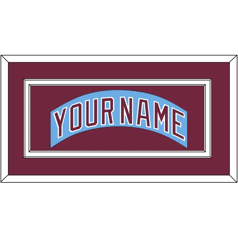 Philadelphia Nameplate - Road Powder Blue (1973-1986) - Double Mat 2
