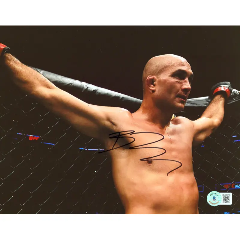 B.J. Penn UFC Authentic Signed 8x10 Photo Autographed BAS #BG90916