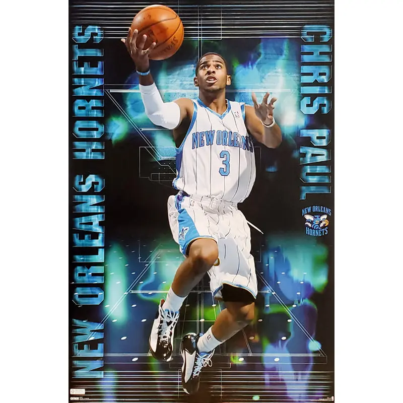 Chris Paul "Dynamo" New Orleans Hornets NBA Action Poster - Costacos 2009