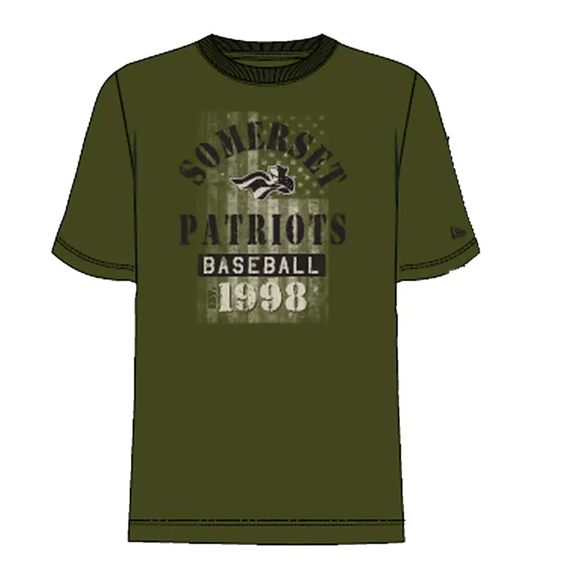 Somerset Patriots Adult 2025 Armed Forces Short Sleeve Tee