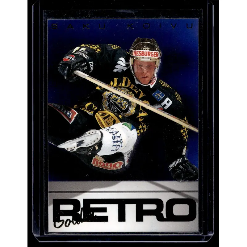 1996-97 Sisu Golden Retro Dark Blue - Saku Koivu