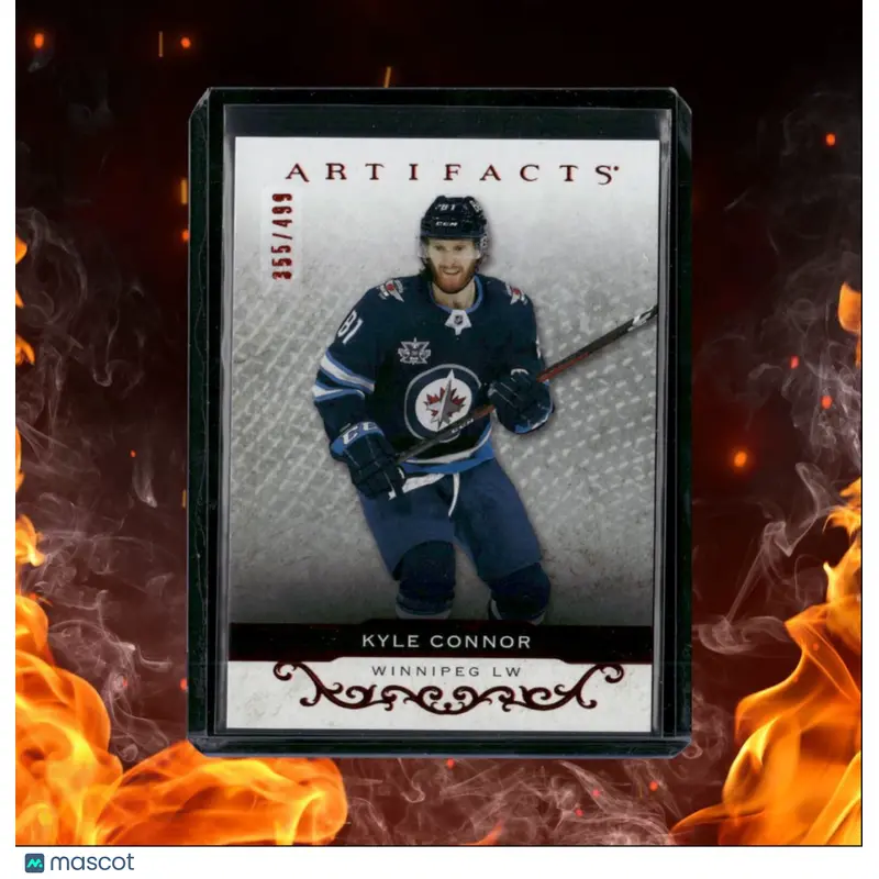 2021-22 Upper Deck Artifacts Kyle Connor Ruby Red 355/499 #126