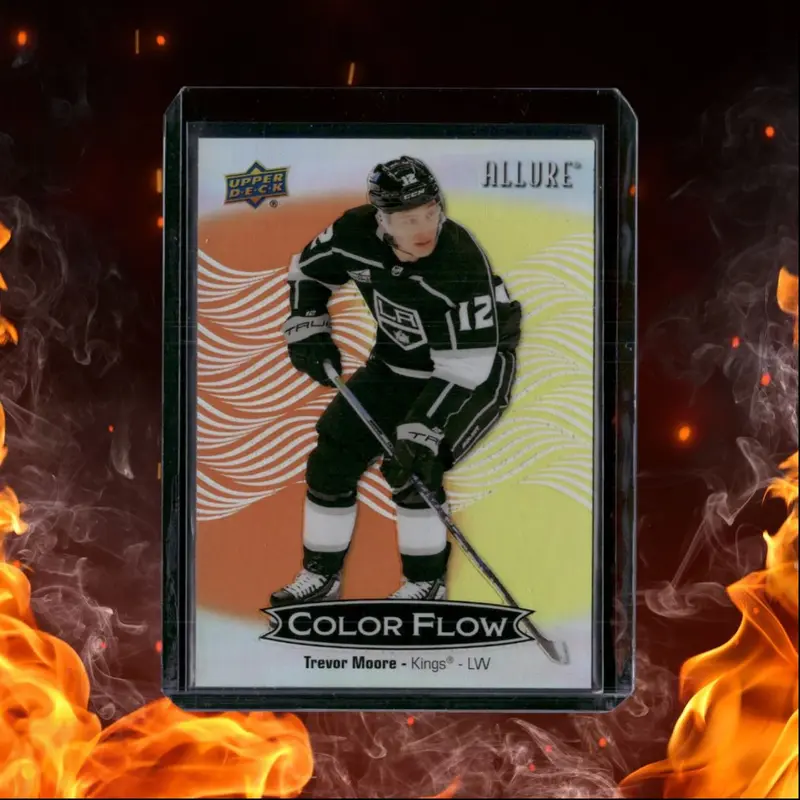 2024-25 Upper Deck Allure Trevor Moore Color Flow Orange Yellow #CFL-56