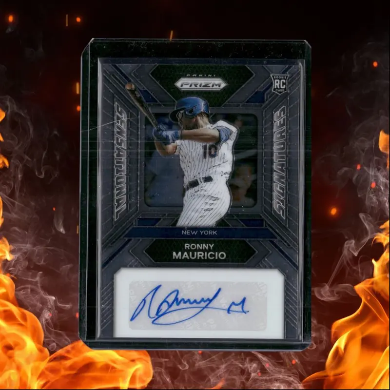 2024 Panini Prizm Ronny Mauricio Sensational Signatures Rookie Auto #SS-RM