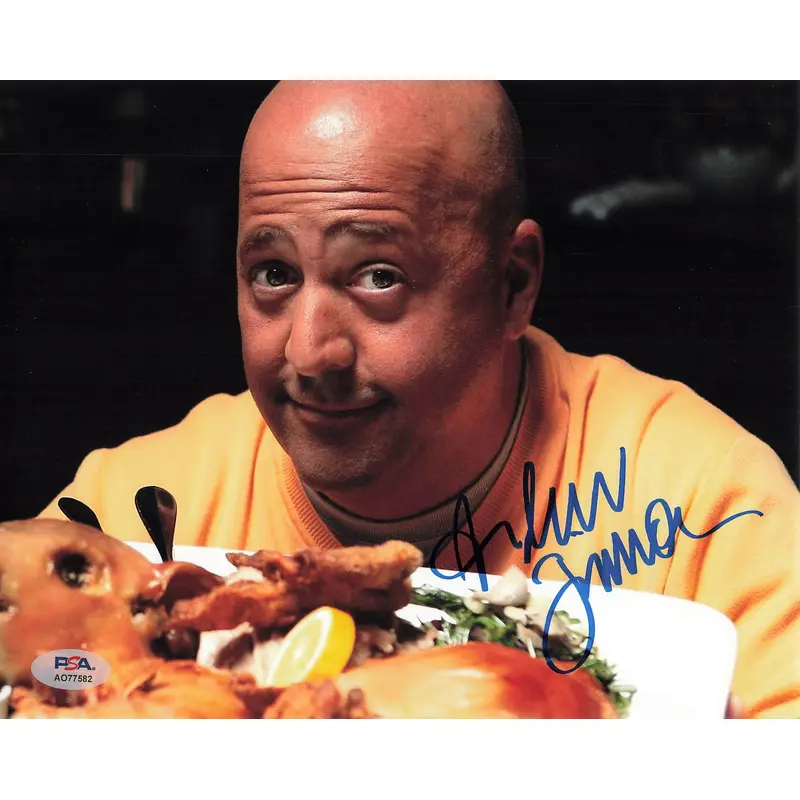 ANDREW ZIMMERN signed 8x10 photo PSA/DNA Autographed Celebrity Chef