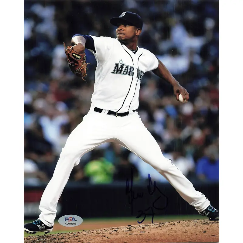 Ariel Miranda signed 8x10 photo PSA/DNA Seattle Mariners Autographed