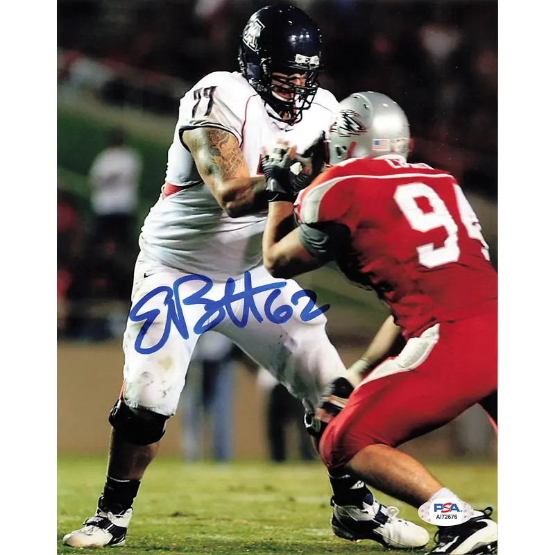 Eben Britton Signed 8x10 photo PSA/DNA Arizona Wildcats Autographed