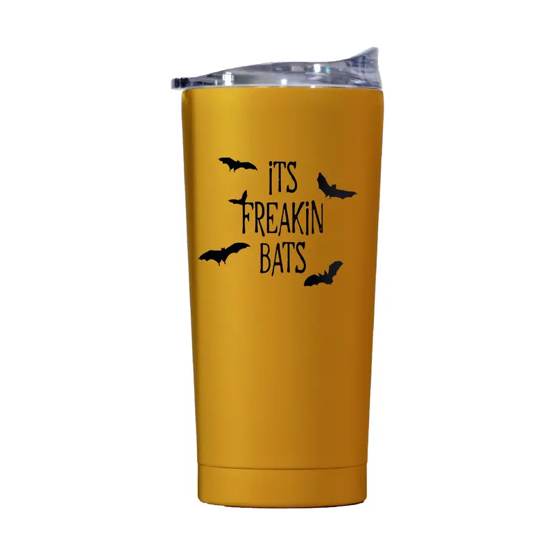 Halloween 20oz Its Freaking Bats Powder Coat Tumbler
