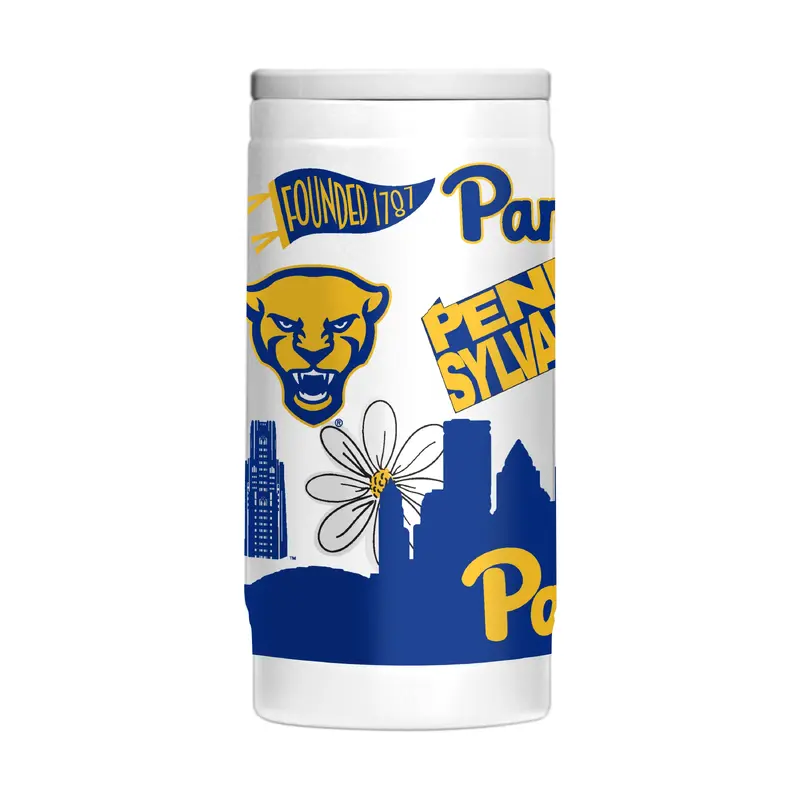 Pittsburgh 12oz Native Powdercoat SlimCan Coolie