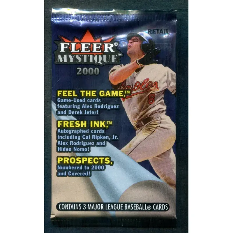 2000 Fleer Mystique Baseball Unopened Pack (Retail)