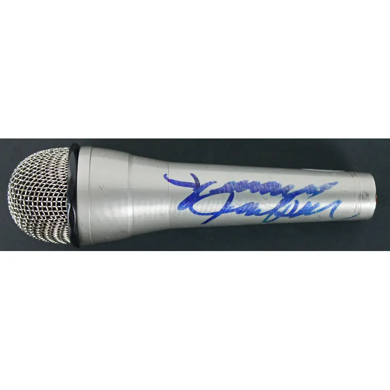 Jermaine Jackson & Tito Jackson Authentic Signed Microphone PSA/DNA #Q51603