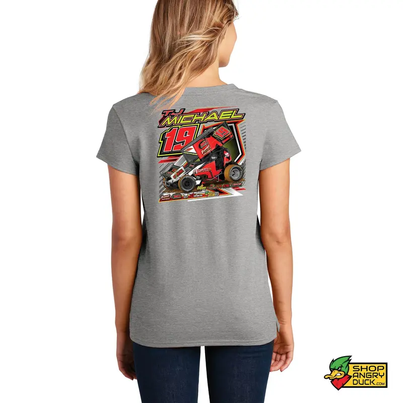 TJ Michael Ladies V-Neck T-Shirt