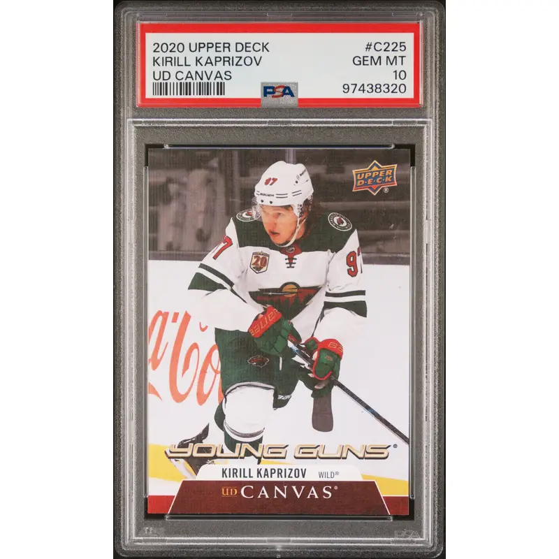 Kirill Kaprizov 2020 Upper Deck Canvas #C225 PSA 10 Gem Mint