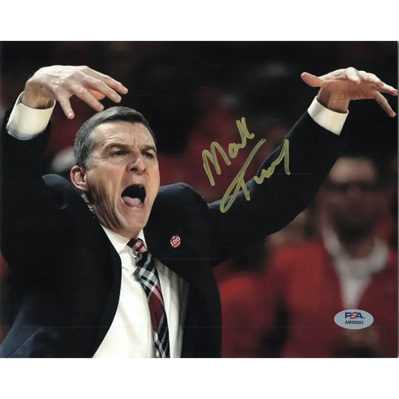 Mark Turgeon signed 8x10 photo PSA/DNA Kansas Jayhawks Autograph
