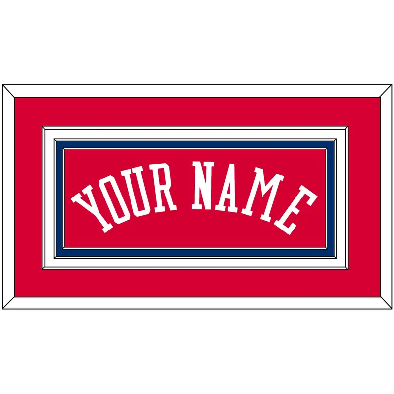 Philadelphia Name - Road Red (1978-1991) - Triple Mat 3