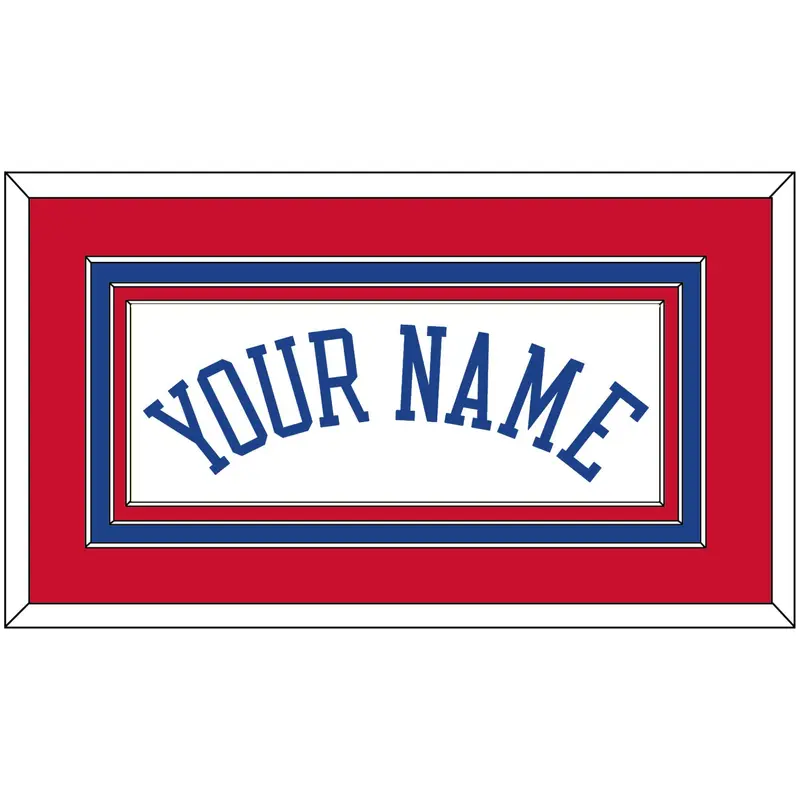 Philadelphia Name - White Association - Triple Mat 3