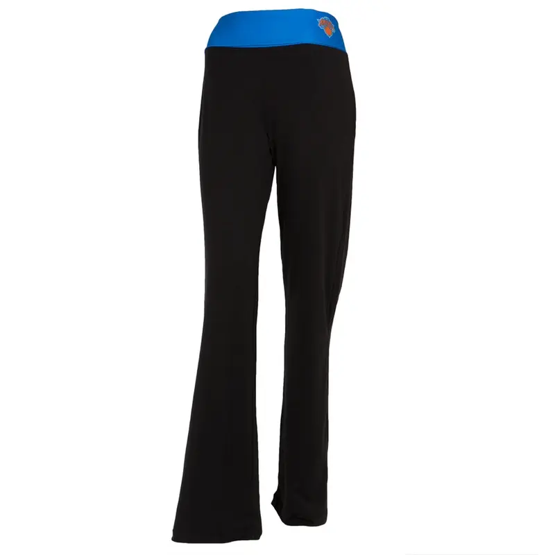 New York Knicks - Flip Down Waistband Logo Juniors Yoga Pants