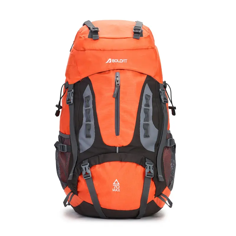 Trekmaster Rucksack 70L - Orange Boldfit | Kibi Sports