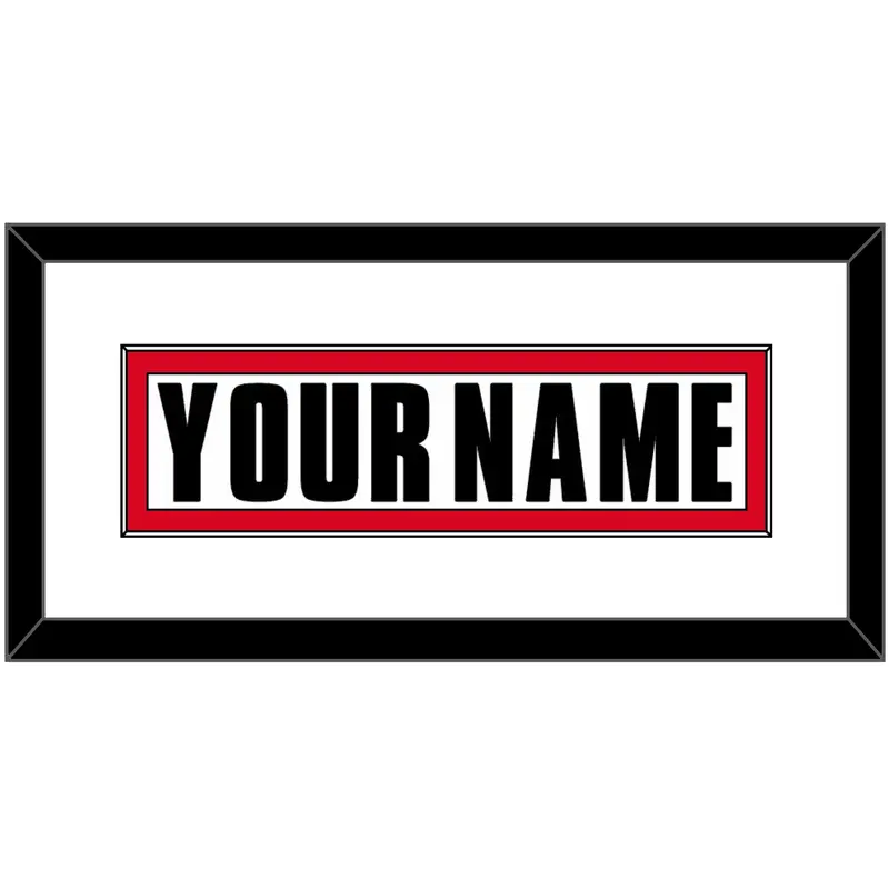 Canada Mens Hockey Nameplate - 2002 Olympics Home White - Single Mat 1