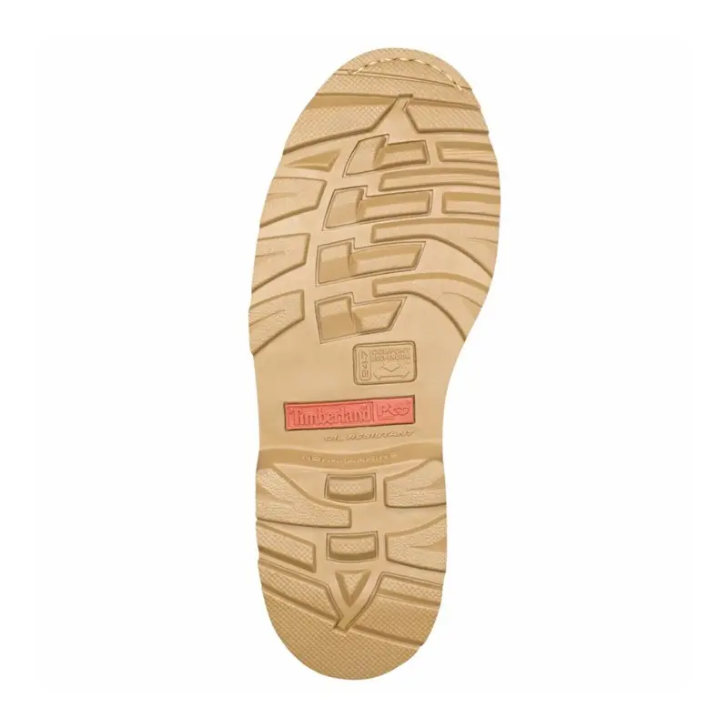TIMBERLAND PRO MENS WORK BOOTS, TAN , PIT BOSS 6" SOFT TOE, 33030 SK