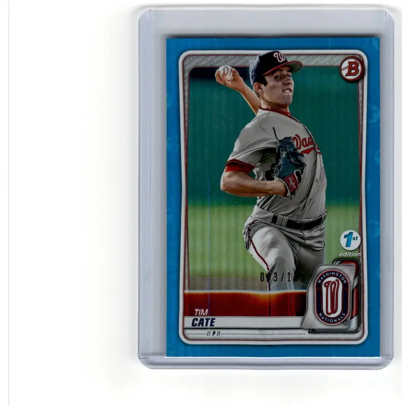 2020 Bowman 1st Edition Platinum Tim Cate #BFE-83 003/199