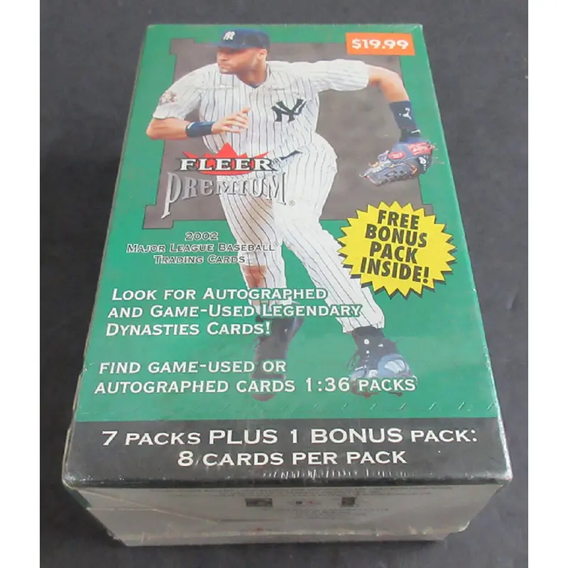 2002 Fleer Premium Baseball Blaster Box (8/8)