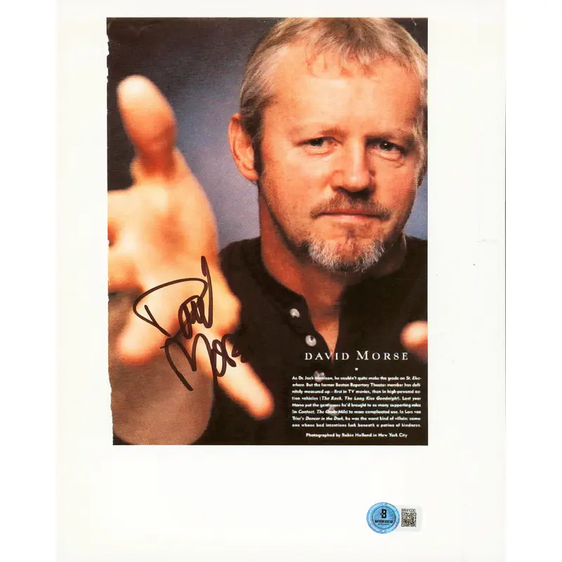 David Morse The Green Mile Authentic Signed 8.5x11 Vertical Photo BAS #BR41030