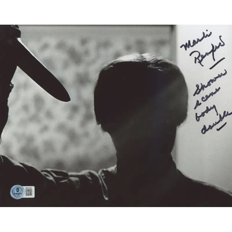 Marli Renfro Psycho "Shower Scene Body Double" Signed 8x10 Photo BAS #BN73187