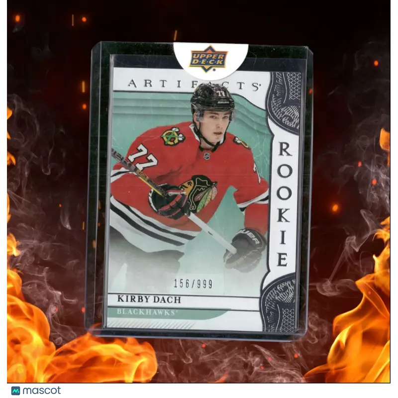 2019-20 Upper Deck Artifacts Kirby Dach Silver UD Sealed Rookie 156/999 #RED187
