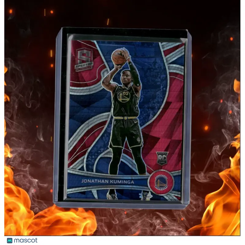 2021-22 Panini Spectra Jonathan Kuminga Red Asia Prizm Rookie #106