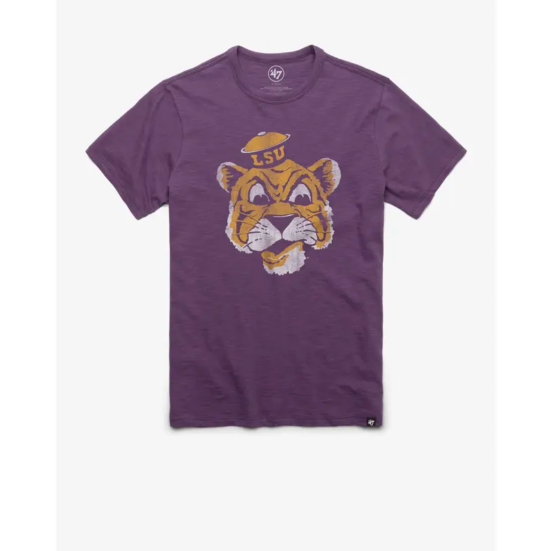 LOUISIANA STATE TIGERS LSU VINTAGE GRIT '47 SCRUM TEE