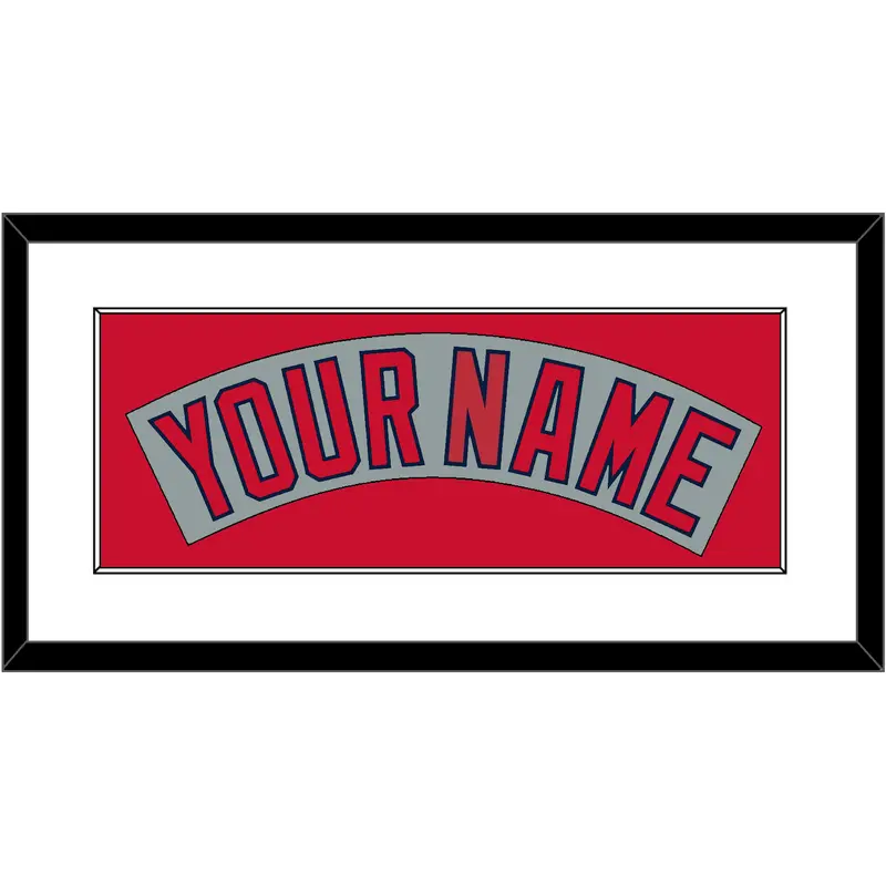 Boston Nameplate - Road Gray (1992-2008) - Single Mat 2