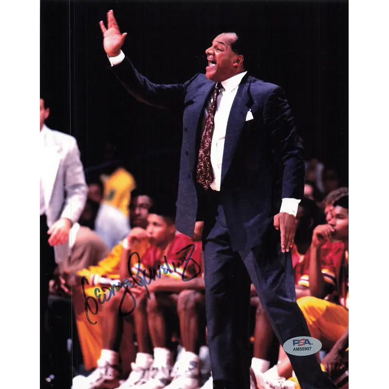 GEORGE RAVELING signed 8x10 photo PSA/DNA USC Trojans Autographed