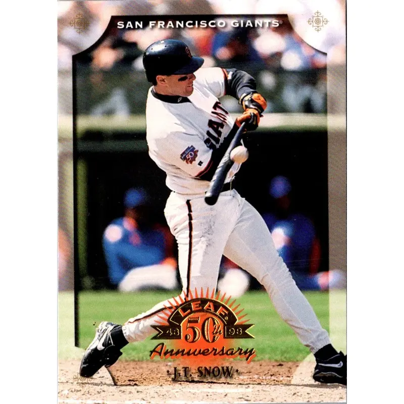 1998 Leaf J.T. Snow #53