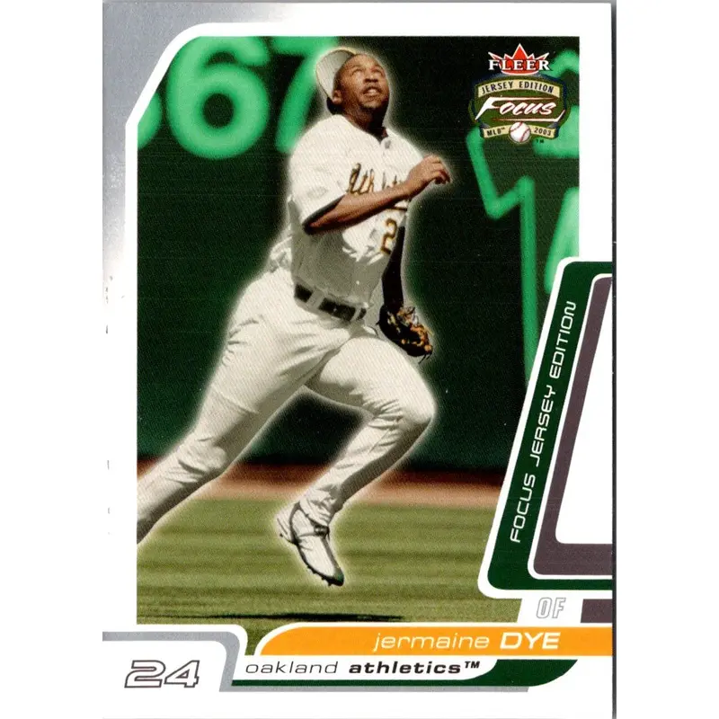 2003 Fleer Focus Jersey Edition Jermaine Dye #82