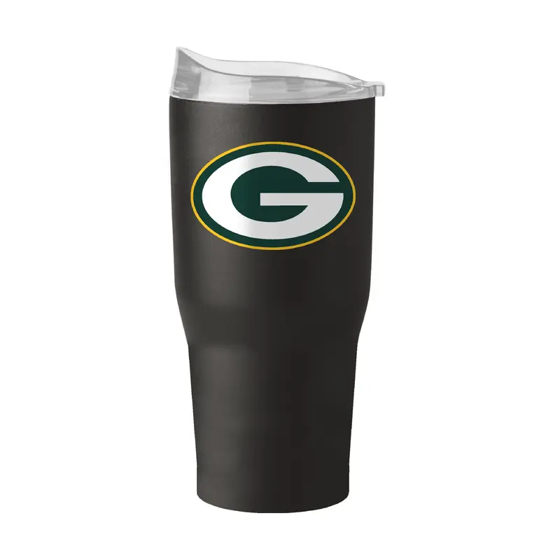 Green Bay Packers 30oz Black Flipside Powder Coat Tumbler
